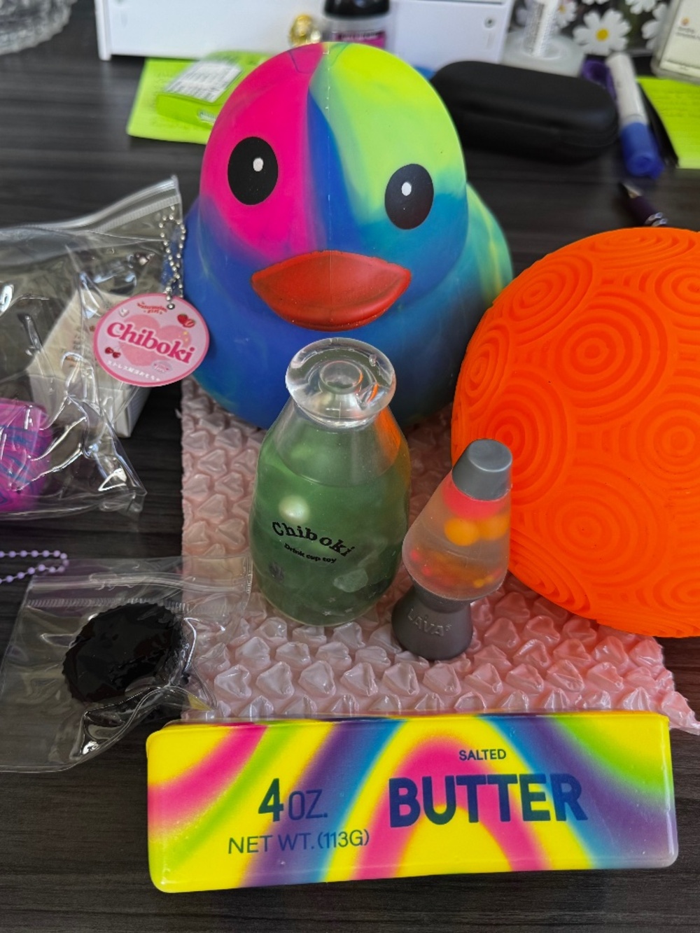 Squishy lot Needoh, duck, butter, and more